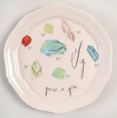 Calligrapher Canape Plate