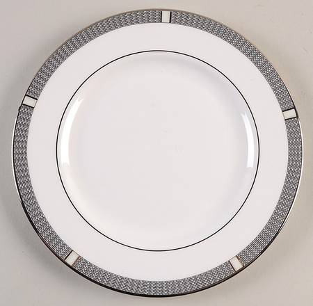 Silver Sophisticate Salad Plate