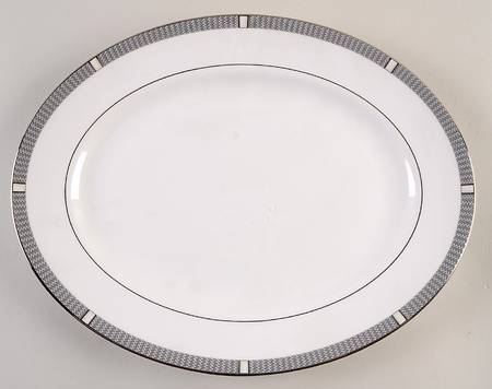 Silver Sophisticate 13" Oval Serving Platter
