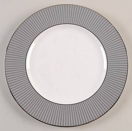 Silver Sophisticate Accent Luncheon Plate