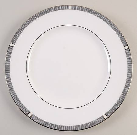 Silver Sophisticate Dinner Plate