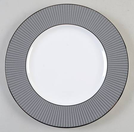 Silver Sophisticate Accent Luncheon Plate
