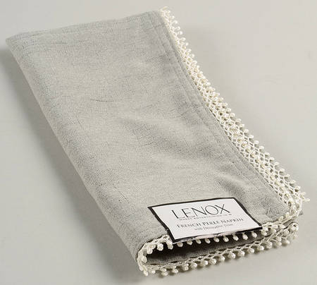 French Perle Grey Cloth Napkin