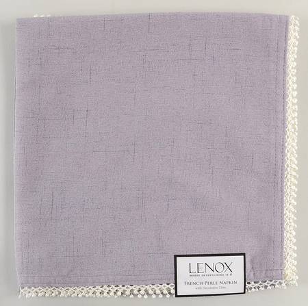 French Perle Violet Cloth Napkin - Set of 2