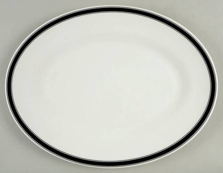 Concord Square 16" Oval Serving Platter