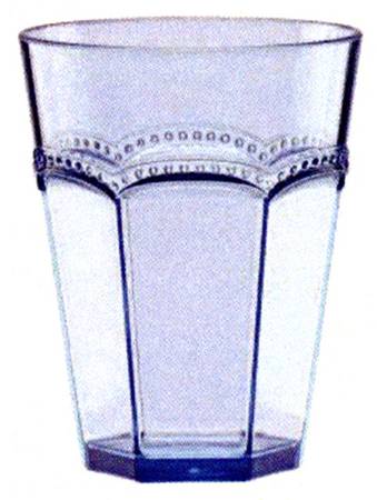 French Perle-Marine Blue 10 Oz Acrylic Tumbler