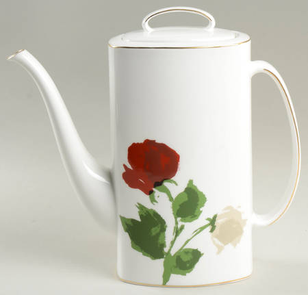 Rose Park Coffee Pot & Lid