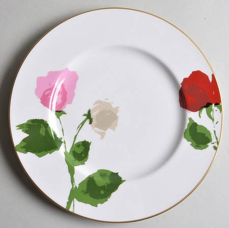 Rose Park Accent Luncheon Plate