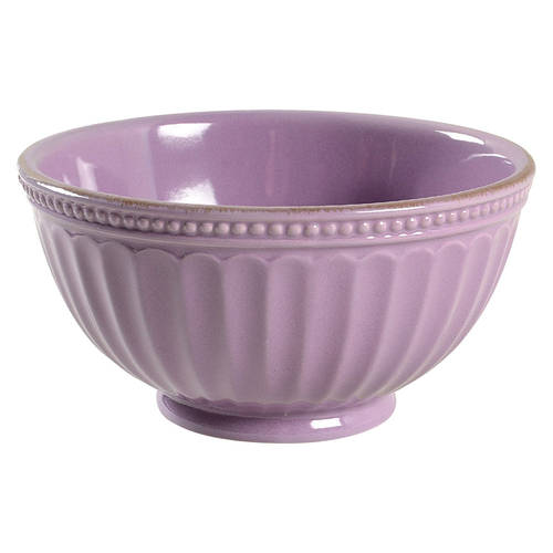 French Perle Groove Lavender Soup/Cereal Bowl