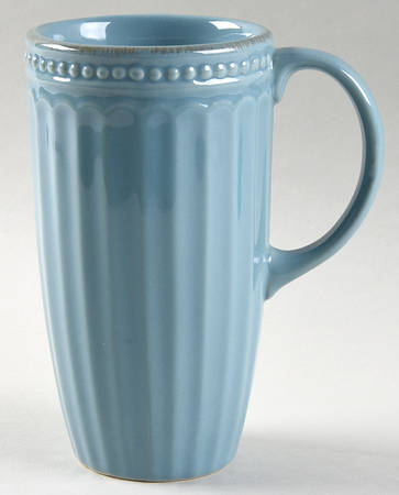French Perle Groove Chambray Tall Mug