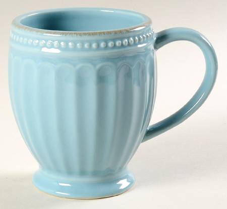 French Perle Groove Chambray Mug