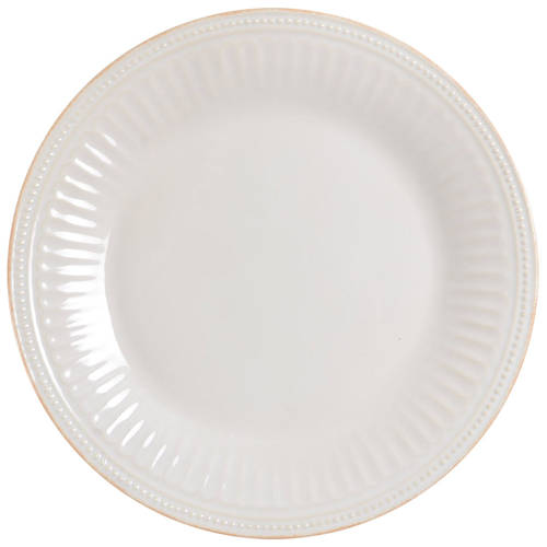 French Perle Groove White by Lenox