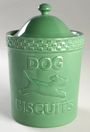 Mulligan Large Dog Treats Canister & Lid
