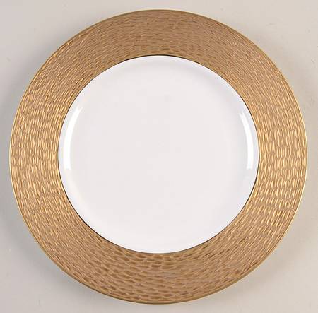 Mandarin Gold Accent Luncheon Plate