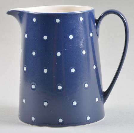 Larabee Dot Navy Blue Creamer