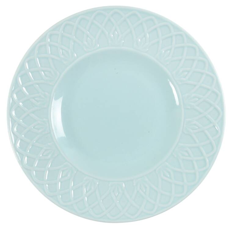 British Colonial Carved Salad Plate
