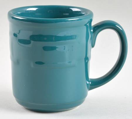 Woven Traditions Teal Blue Mug