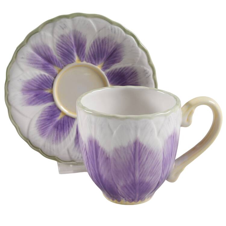Giftware Flat Cup & Saucer Set