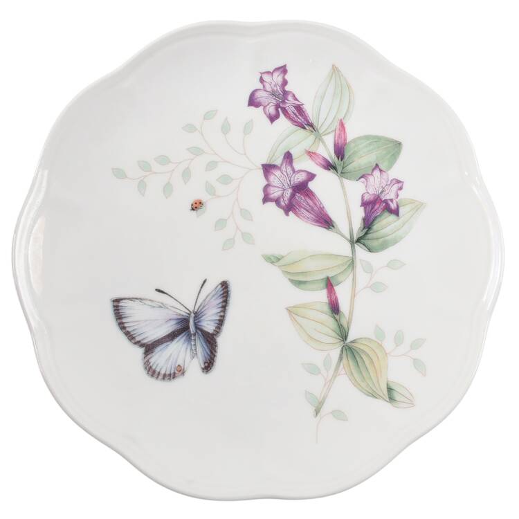 Butterfly Meadow Lavender Salad/Dessert Plate