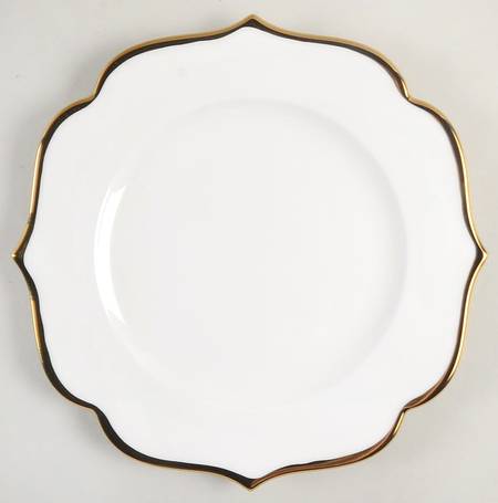 Contempo Luxe (Gold Trim) Luncheon/Salad Plate
