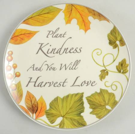 Harvest Sentiment Salad/Dessert Plate