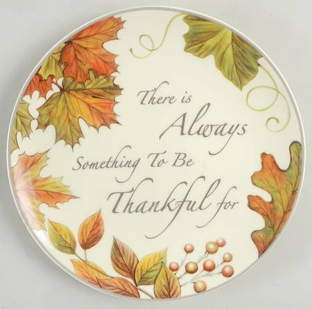 Harvest Sentiment Salad/Dessert Plate