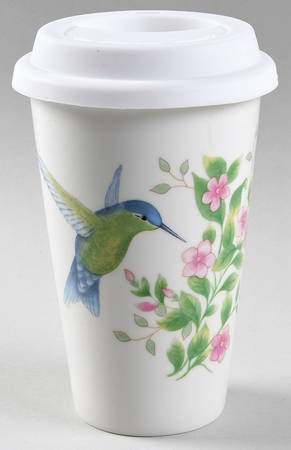 Butterfly Meadow Flutter Travel Tumbler & Silicone/Plastic Lid