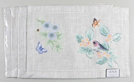 Butterfly Meadow Flutter Cloth Placemat - Set of 4