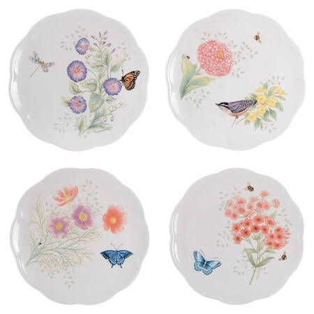 Butterfly Meadow Flutter Accent Salad Plate - Set of 4