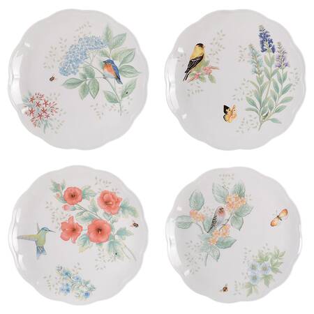 Butterfly Meadow Flutter Dinner Plate - Set of 4 Motifs