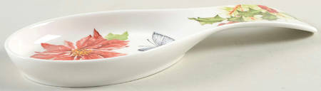 Butterfly Meadow Holiday Spoon Rest/Holder (Holds 1 Spoon)
