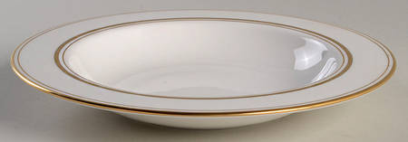 Library Lane Gold 9" Soup/Pasta Bowl