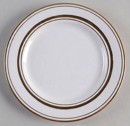 Library Lane Gold Bread & Butter Plate