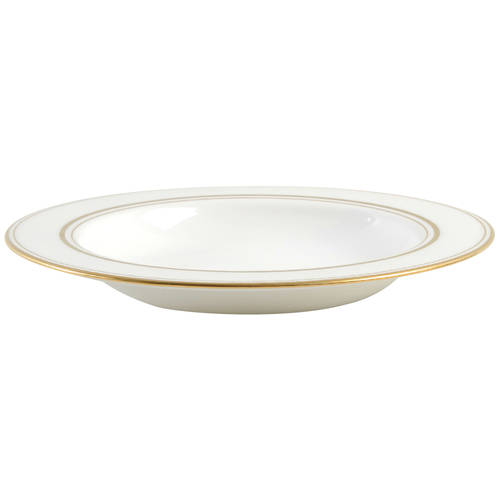 Library Lane Gold 9" Soup/Pasta Bowl - Set of 4