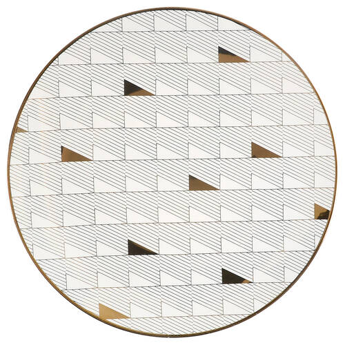 Trianna White Salad/Accent Plate - Set of 4