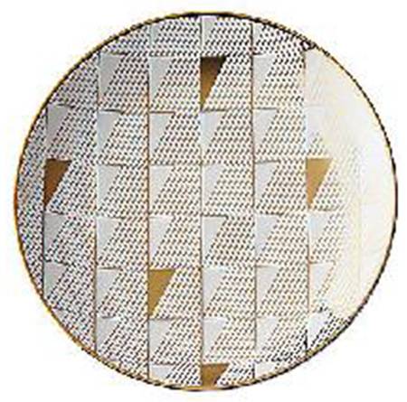 Trianna White Tidbit Plate