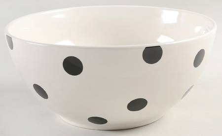 Deco Dot Black 10" Mixing Bowl