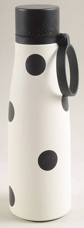 Deco Dot Black Metal Thermos/Carafe & Lid