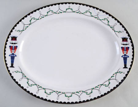 Nutcracker 16" Oval Serving Platter