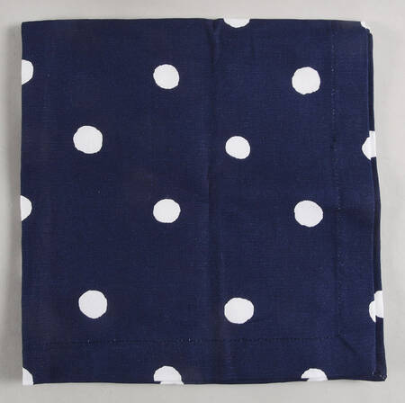 Deco Dot Cobalt Cloth Napkin