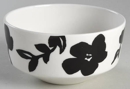 Primrose Drive Black Soup/Cereal Bowl