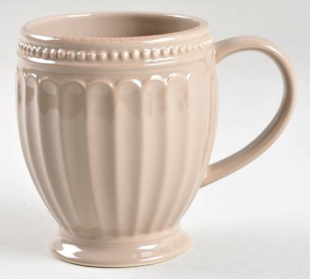 French Perle Groove Latte Mug