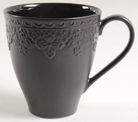 Chelse Muse Fleur Black Matte Mug