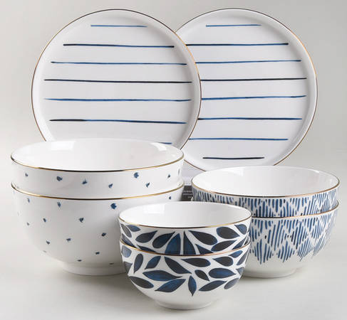 Blue Bay (8 Pc) Nesting Set (2-SP, APB5, APB6 & APB7) by Lenox