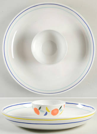 Citrus Twist (2 Piece) Chip & Dip Set by Lifeguard Press