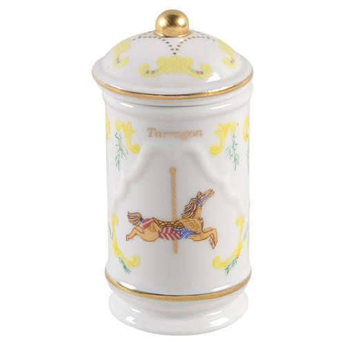 Carousel Tarragon Spice Jar & Lid