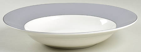 Rutherford Circle Grey 9" Soup/Pasta Bowl
