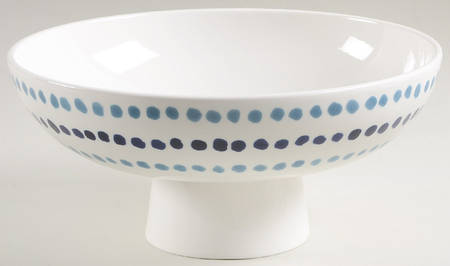 Floral Way 9" Footed Bowl