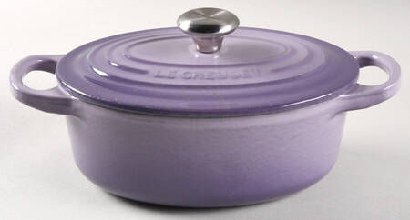 Provence, Bluebell Purple 1 Qt Cast Iron Dutch Oven & Lid