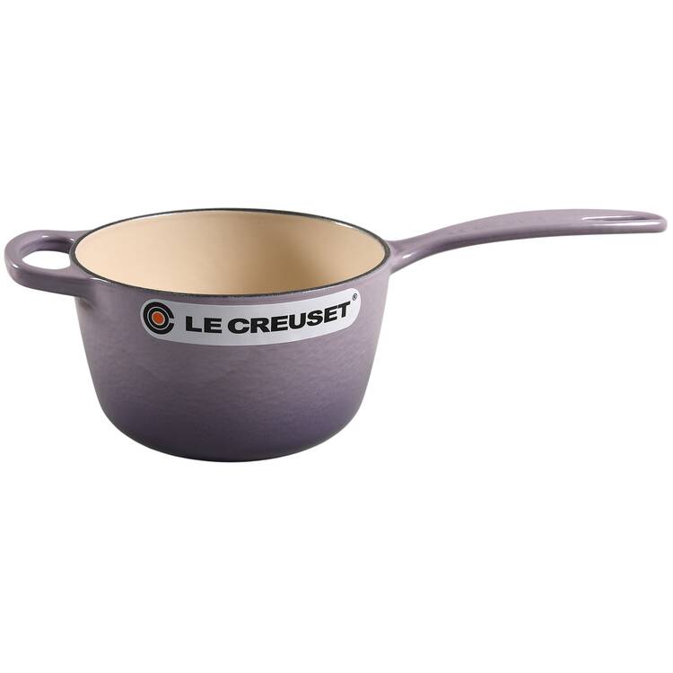 Provence, Bluebell Purple 1.75 Qt Cast Iron Saucepan No Lid